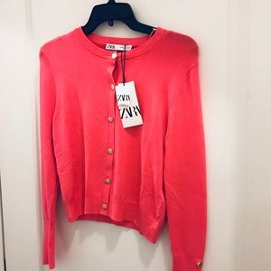 Pink Zara Cardigan